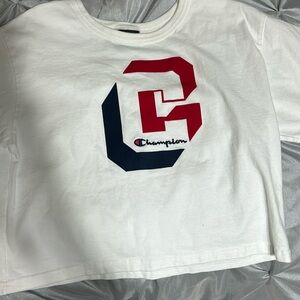 champion cropped tee shirt
